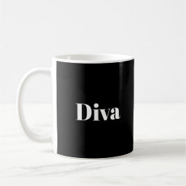 Caneca De Café Cantora de Ópera Diva Música Artista Tema Música