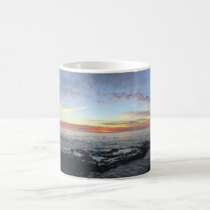 Caneca De Café Canugo de Pano Sunset Oceano