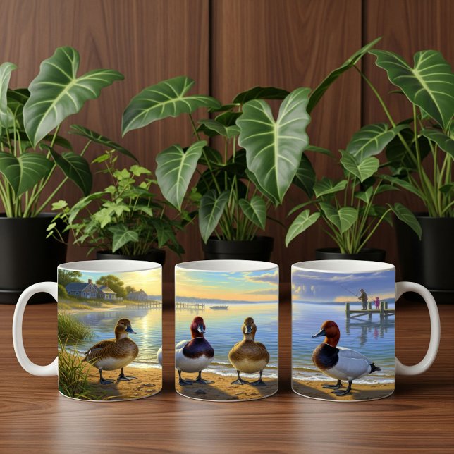 Caneca De Café Canvasback Ducos Café Design (Criador carregado)