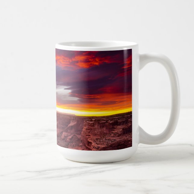 Caneca De Café Canyon de Chelly, pôr do sol, Arizona (Direita)