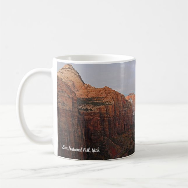 Caneca De Café Canyon Overlook Zion National Park, Utah (Esquerda)