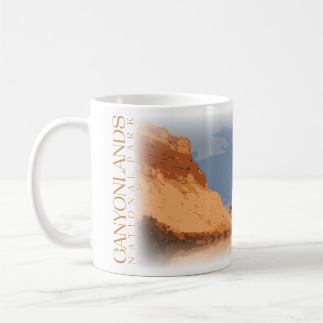 Caneca De Café Canyonlands National Park Mug, Copa de Utah (Esquerda)