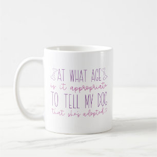 Caneca De Café Cão Adotado