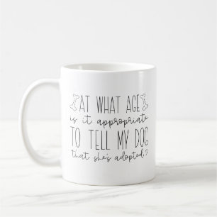 Caneca De Café Cão Adotado