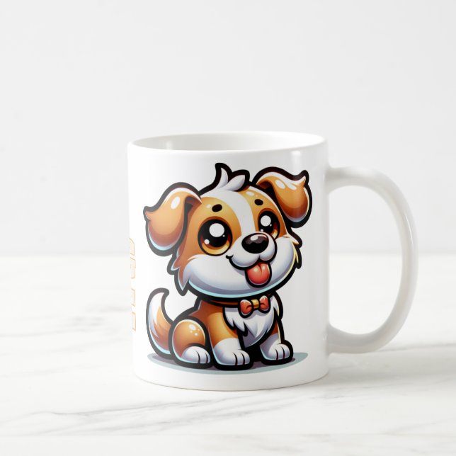 Caneca De Café cão, amor de cachorrinho (Direita)