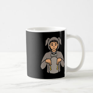 Caneca De Café Cão Animal ASL Gesto de Mão Surda Perda Auditiva S