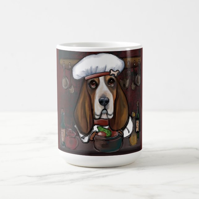 CANECA DE CAFÉ CÃO BASSET (Centro)