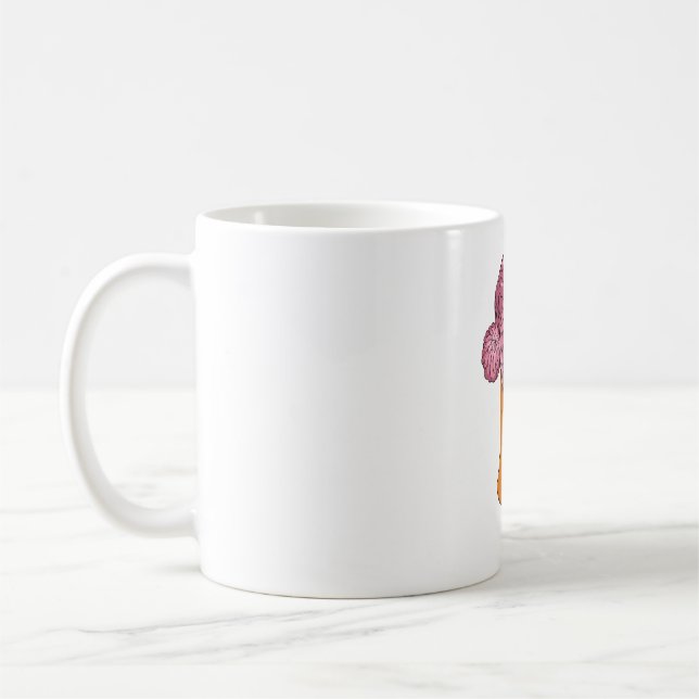 Caneca De Café cão Basset Hound Raça de malha (Esquerda)