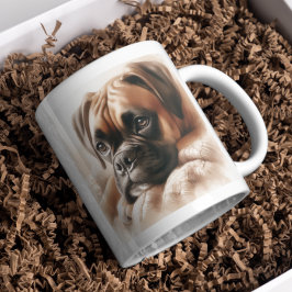 Caneca De Café Cão Boxer: Mestre do Relaxamento & Especialista em