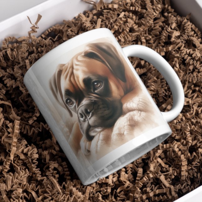 Caneca De Café Cão Boxer: Mestre do Relaxamento & Especialista em (Criador carregado)