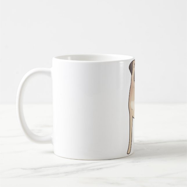 Caneca De Café Cão Broholmer Magia (Esquerda)