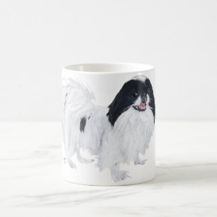 Caneca De Café Cão Chin Japonês