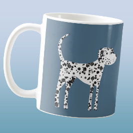 Caneca De Café Cão Dalmata Divertido