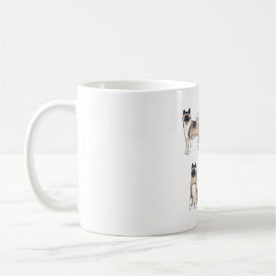 Caneca De Café Cão-de-akita americano Magic