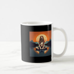 Caneca De Café Cão de Aposta Meditação Yoga