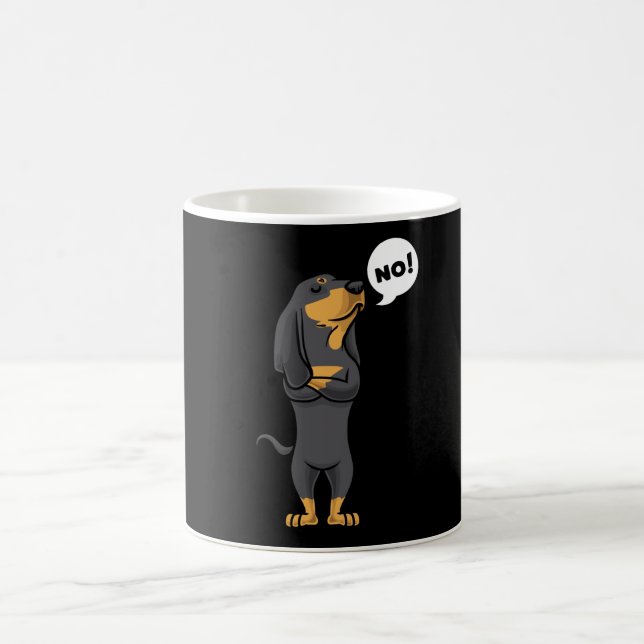 Caneca De Café Cão-de-bico-preto-e-bronco (Centro)