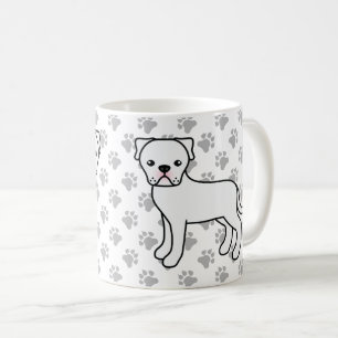 Caneca De Café Cão-de-Boca-Branco Americano