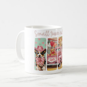 Caneca De Café Cão-de-Bovinos australiano e caminhão-Dia de os na