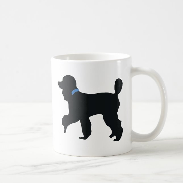 Caneca De Café cão de caniche (Direita)