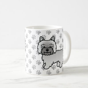 Caneca De Café Cão de Cartoons de Cairn Terrier Cute
