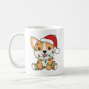 Caneca De Café Cão de inverno de Corgi