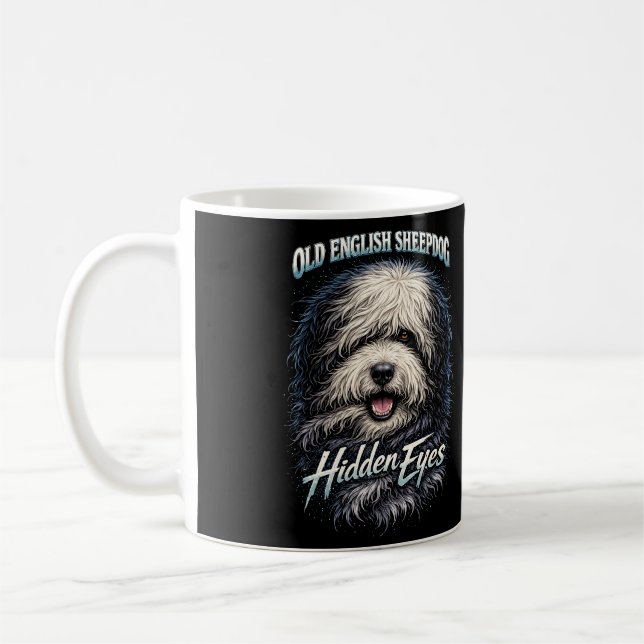 Caneca De Café Cão de Pastoreio Inglês Antigo (Esquerda)