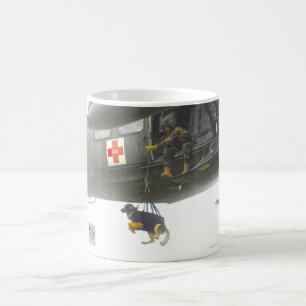 CANECA DE CAFÉ CÃO DE TRABALHO MILITAR DOS EUA