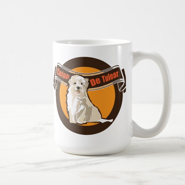 Caneca De Café Cão de tulear (Direita)