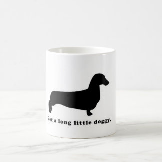Caneca De Café Cão de Weiner do Dachshund