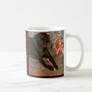 Caneca De Café Cão do Dia das Bruxas com guloso