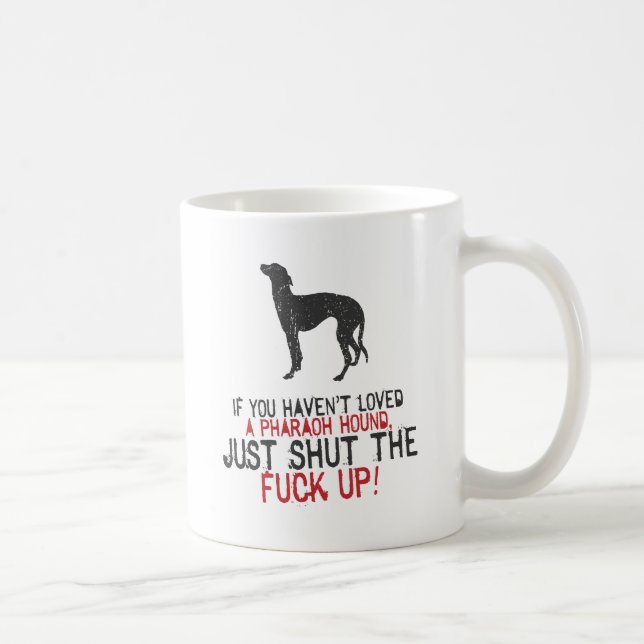 Caneca De Café Cão do faraó (Direita)