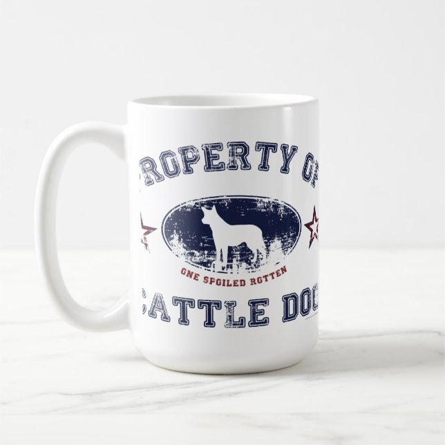 Caneca De Café Cão do gado (Esquerda)