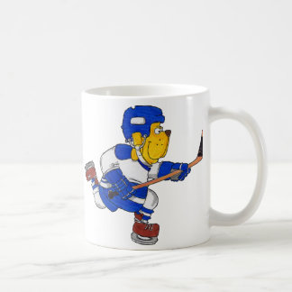 Caneca De Café Cão do hóquei