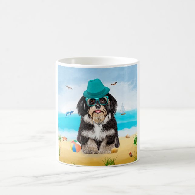 Caneca De Café Cão Havanês na Praia (Centro)