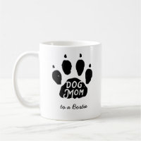 Cão Mãe Pata Imprimir Nome Personalizado e Raça
