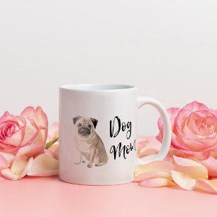 Caneca De Café Cão Mãe Pug