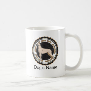 Caneca De Café Cão Personalizado - Grande Danilo Com Nome