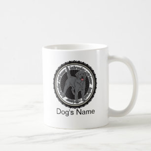 Caneca De Café Cão Personalizado Labrador Retriever Com Nome