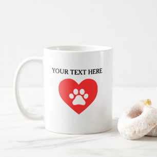 Caneca De Café Cão Personalizado Pet Lover Proprietário Mug