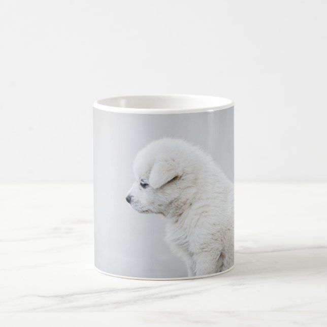 Caneca De Café Cão Puppy Pet Animal Solitário (Centro)