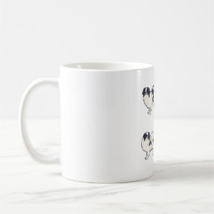 Caneca De Café Cão-queixo japonês Delight � Bonita Arte Animal