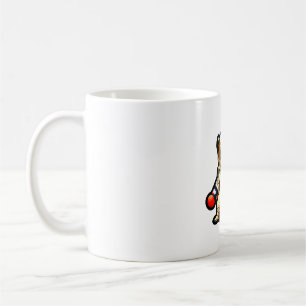Caneca De Café cão sabe karate