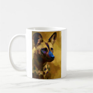 Caneca De Café Cão selvagem africano