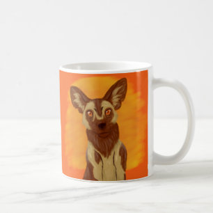 Caneca De Café Cão selvagem africano