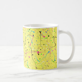 Caneca De Café Caos amarelo