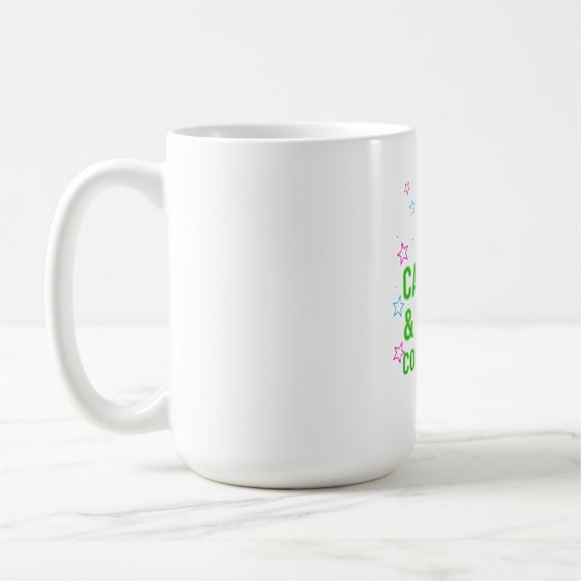 Caneca De Café Caos de mesa + café quente - Mug motivacional femi (Esquerda)