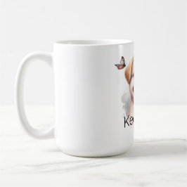 Caneca De Café Cãozinho Bonito Continue Sorrindo Cãozinho Persona