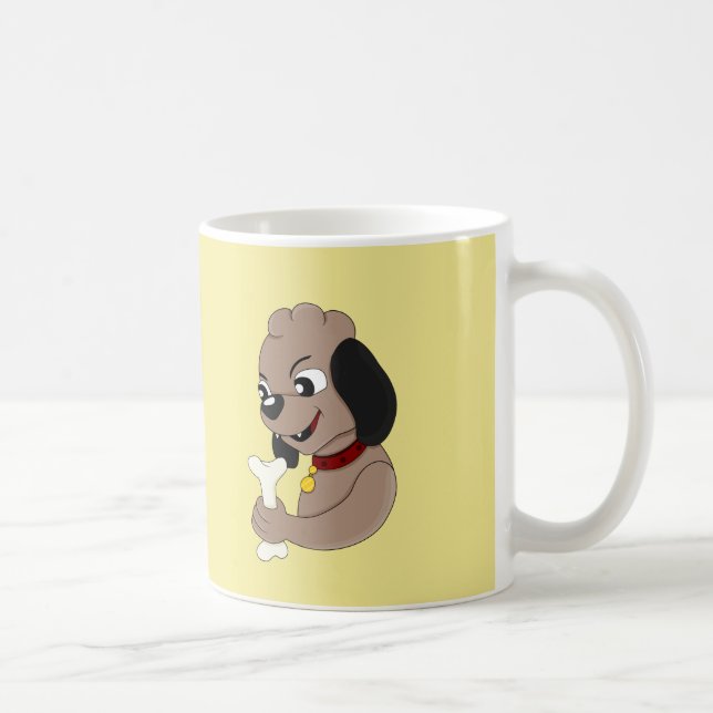 Caneca De Café Cãozinho cãozinho bonitinho cãozinho cãozinho cafe (Direita)