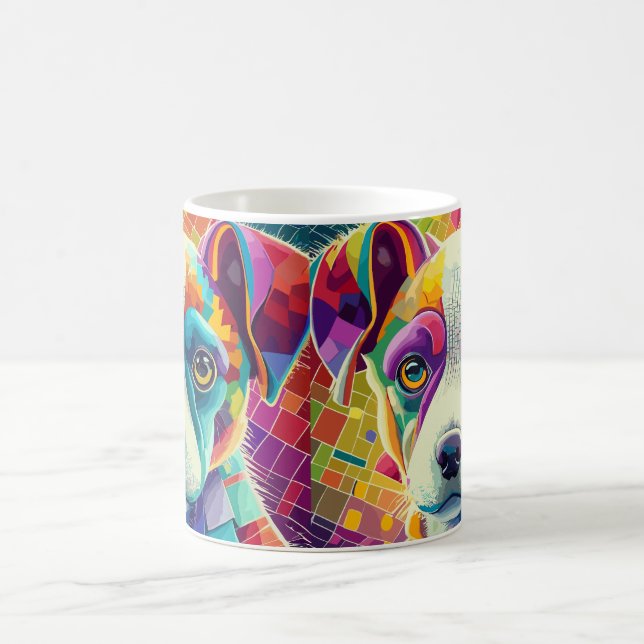 Caneca De Café cãozinho cortado (Centro)