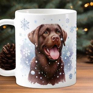 Caneca De Café Cãozinho de Neve - Cãozinho de Labrador - Labrad